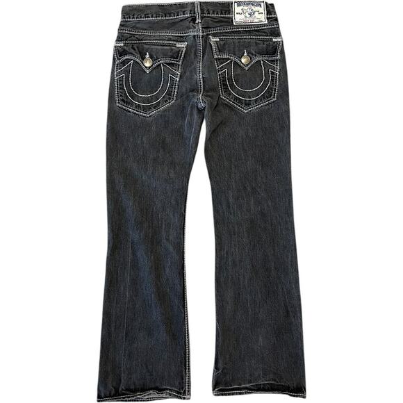 True Religion Billy Bootcut Giant Big T Y2K Jeans - Picture 2 of 6